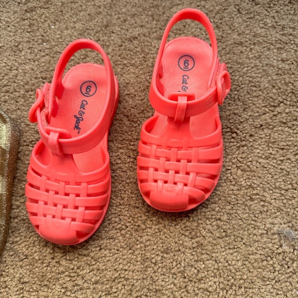 S/2 Toddler Jellies Gap & Cat & Jack - Size 6 - Picture 2 of 5